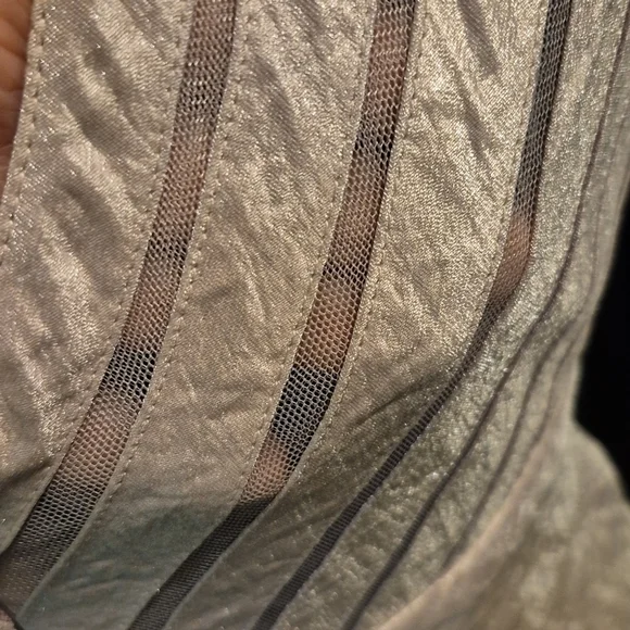 Adrianna Papell Sz 12. Blush Pink With A Shimmer To It.(1659) - Picture 4 of 11